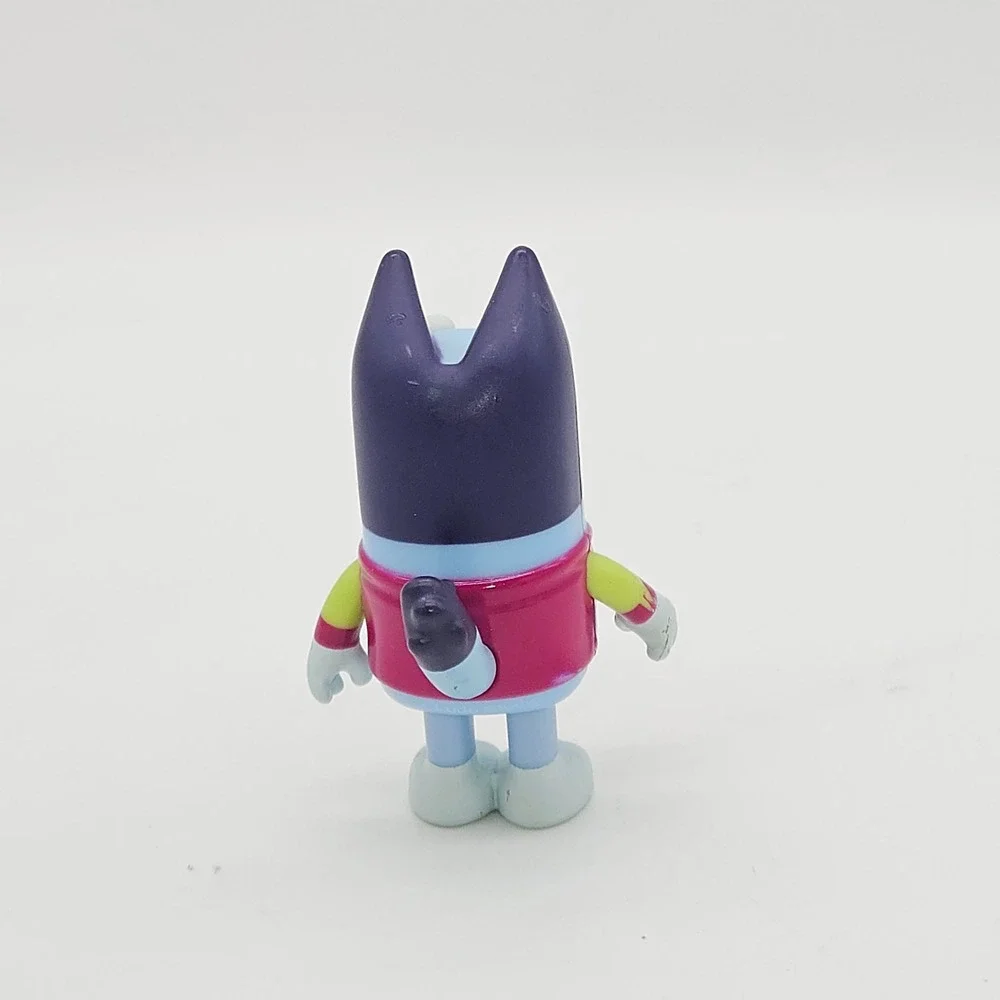 Moose Bluey Action Figure Kids 2.5in Blue Pink Rashie Swimsuit Articulated Toy